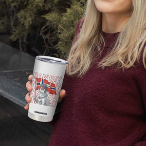 Norwegian Forest Cat Norway Flag Norge Pride Tumbler Cup TS14 Print Your Wear