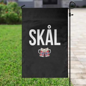 Skål Cheers in Norwegian Norway Garden Flag Funny Drinking Beer Norwegian Scandinavian TS14 Print Your Wear
