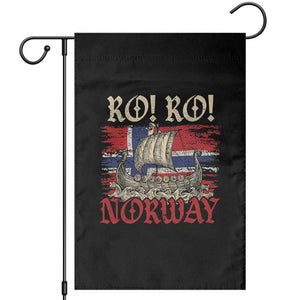 Ro Ro Norwegian Viking Ship Norway Flag Garden Flag TS14 Black Print Your Wear