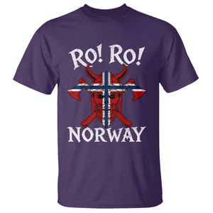 Ro Ro Norwegian Viking Blood Skull Norway Flag Pride T Shirt TS14 Purple Print Your Wear