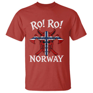 Ro Ro Norwegian Viking Blood Skull Norway Flag Pride T Shirt TS14 Red Print Your Wear
