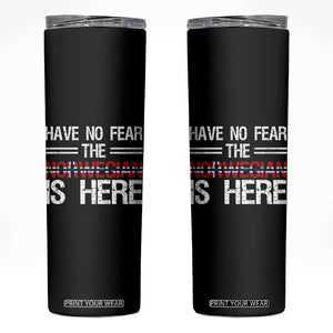 Have No Fear The Norwegian is Here Skinny Tumbler Funny Norway Herriatge Gift TS14 Black Print Your Wear