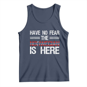 Have No Fear The Norwegian is Here Tank Top Funny Norway Herriatge Gift TS14 Navy Print Your Wear