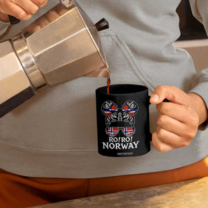 Ro Ro Norwegian Viking Ship Messy Bun Girl Coffee Mug TS14 Print Your Wear
