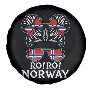 Ro Ro Norwegian Viking Ship Messy Bun Girl Spare Tire Cover TS14 Print Your Wear