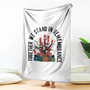 Native American Orange Unity Day Throw Blanket Together We Stand In Remembrance TS14 Print Your Wear