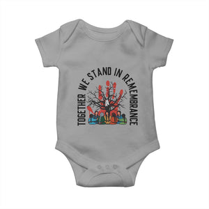 Native American Orange Unity Day Baby Onesie Together We Stand In Remembrance TS14 Sport Gray Print Your Wear