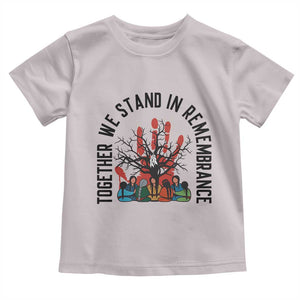 Native American Orange Unity Day Toddler T Shirt Together We Stand In Remembrance TS14 Ice Gray Print Your Wear