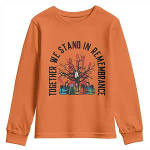Native American Orange Unity Day Youth Sweatshirt Together We Stand In Remembrance TS14 Orange Print Your Wear