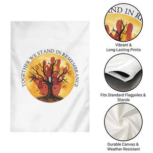 MMIW Red Hand Indigenous Native American Garden Flag Together We Stand In Remembrance TS14 Print Your Wear