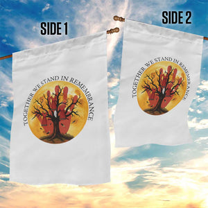 MMIW Red Hand Indigenous Native American Garden Flag Together We Stand In Remembrance TS14 Print Your Wear