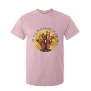 MMIW Red Hand Indigenous Native American T Shirt For Kid Together We Stand In Remembrance TS14 Light Pink Print Your Wear