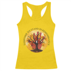 MMIW Red Hand Indigenous Native American Racerback Tank Top Together We Stand In Remembrance TS14 Daisy Print Your Wear