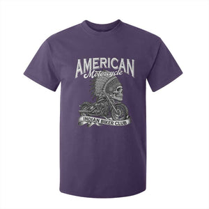 American Mortocycle Indian Native Bikes Club T Shirt For Kid TS14 Purple Print Your Wear