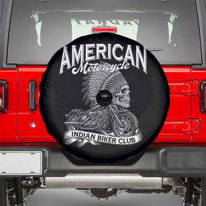 American Mortocycle Indian Native Bikes Club Spare Tire Cover TS14 Black Print Your Wear