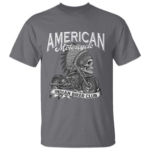 American Mortocycle Indian Native Bikes Club T Shirt TS14 Charcoal Print Your Wear