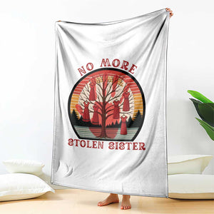 No More Stolen Sister Throw Blanket Red Hand MMIW Awareness America Native TS14 Print Your Wear