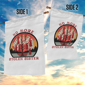 No More Stolen Sister Garden Flag Red Hand MMIW Awareness America Native TS14 Print Your Wear