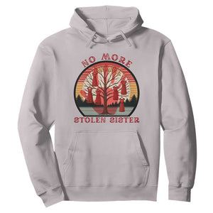 No More Stolen Sister Hoodie Red Hand MMIW Awareness America Native TS14 Ice Gray Print Your Wear