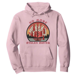 No More Stolen Sister Hoodie Red Hand MMIW Awareness America Native TS14 Light Pink Print Your Wear