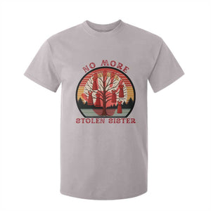 No More Stolen Sister T Shirt For Kid Red Hand MMIW Awareness America Native TS14 Ice Gray Print Your Wear