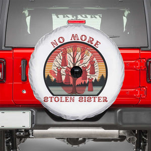 No More Stolen Sister Spare Tire Cover Red Hand MMIW Awareness America Native TS14 White Print Your Wear