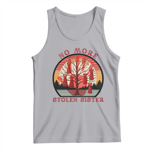 No More Stolen Sister Tank Top Red Hand MMIW Awareness America Native TS14 Athletic Heather Print Your Wear