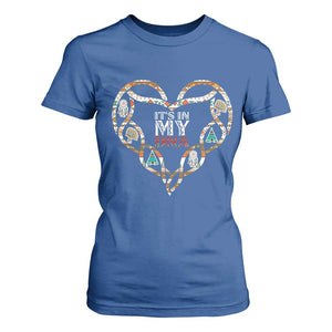 Native American Indian T Shirt For Women It Is In My DNA TS14 Royal Blue Print Your Wear