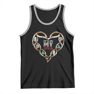 Native American Indian Tank Top It Is In My DNA TS14 Black Athletic Heather Print Your Wear
