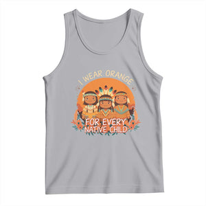 Native American Child Tank Top I Wear Orange For Every Native Child TS14 Athletic Heather Print Your Wear