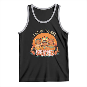 Native American Child Tank Top I Wear Orange For Every Native Child TS14 Black Athletic Heather Print Your Wear