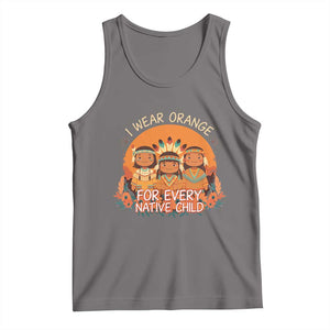 Native American Child Tank Top I Wear Orange For Every Native Child TS14 Deep Heather Print Your Wear