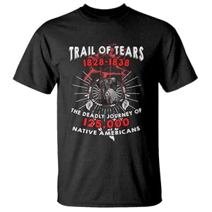 Native American Trail Of Tears Deadly Journey T Shirt TS14 Black Print Your Wear
