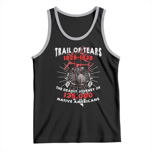 Native American Trail Of Tears Deadly Journey Tank Top TS14 Black Athletic Heather Print Your Wear