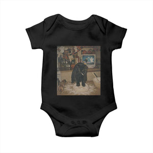 Spooky Biscuits Bakery Baby Onesie Funny Black Cat Halloween Gift