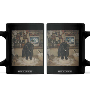 Spooky Biscuits Bakery Coffee Mug Funny Black Cat Halloween Gift