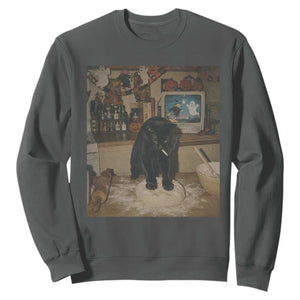 Spooky Biscuits Bakery Sweatshirt Funny Black Cat Halloween Gift