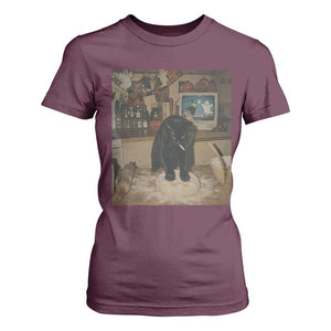 Spooky Biscuits Bakery T Shirt For Women Funny Black Cat Halloween Gift