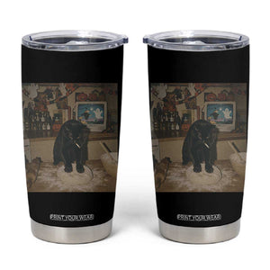 Spooky Biscuits Bakery Tumbler Cup Funny Black Cat Halloween Gift