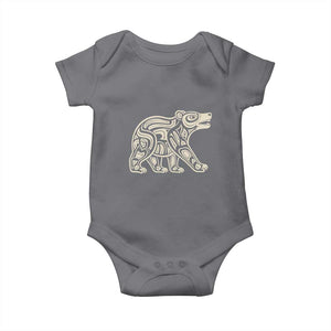 Bear Native Formline Art Salish Haida Tlingit Pacific Animal Baby Onesie