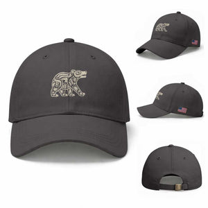 Bear Native Formline Art Salish Haida Tlingit Pacific Animal Baseball Cap