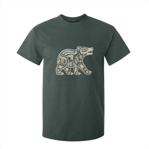 Bear Native Formline Art Salish Haida Tlingit Pacific Animal T Shirt For Kid