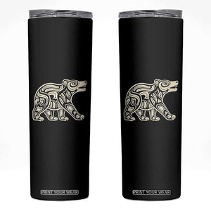 Bear Native Formline Art Salish Haida Tlingit Pacific Animal Skinny Tumbler