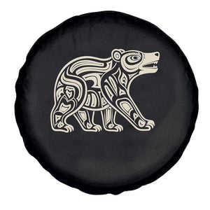 Bear Native Formline Art Salish Haida Tlingit Pacific Animal Spare Tire Cover