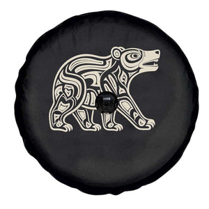 Bear Native Formline Art Salish Haida Tlingit Pacific Animal Spare Tire Cover