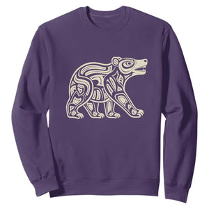 Bear Native Formline Art Salish Haida Tlingit Pacific Animal Sweatshirt