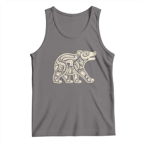 Bear Native Formline Art Salish Haida Tlingit Pacific Animal Tank Top