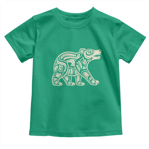 Bear Native Formline Art Salish Haida Tlingit Pacific Animal Toddler T Shirt