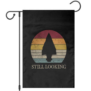 Arrowhead Hunter Native American Garden Flag Ancient Artifacts Relic Hunting Vintage Sunset