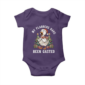 My Flabbers Have Been Gasted Baby Onesie Funny Goose Christmas TS14 Purple Print Your Wear